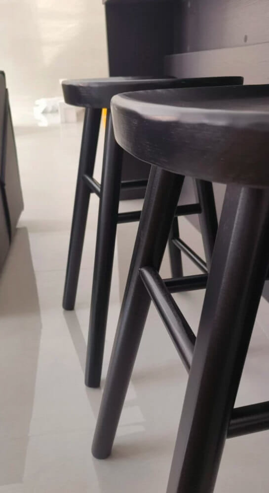 เก้าอี้บาร์ MY DOLLS HOUSE PINE 65 ซม. สีดำ_2